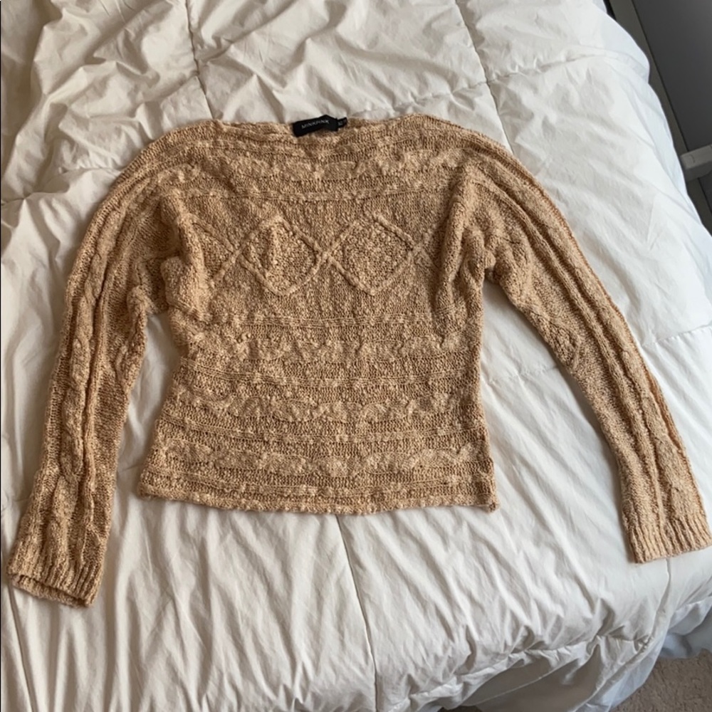 MinkPink cropped sweater